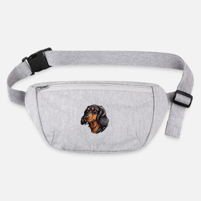 Dachshund Dog Head Dachshund Stanley/Stella recycled Hip Bag 