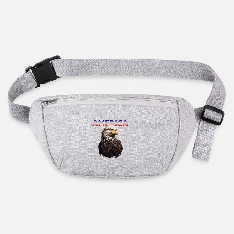 American Bald Eagle Stanley/Stella recycled Hip Bag 