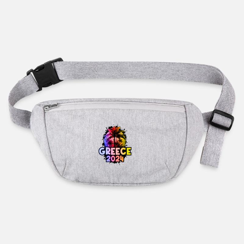 Grèce 2024 Vacances Coloré Sac banane recyclé Stanley/Stella