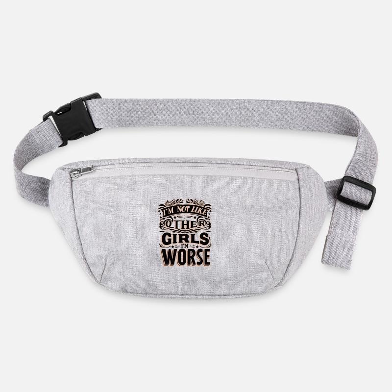 Ich bin nicht wie andere Mädchen, ich bin schlimmer Stanley/Stella recycelte Gürteltasche