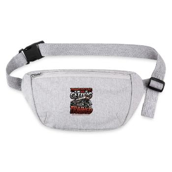 Trainspotting Train Lovers Trains - Stanley/Stella recycled Hip Bag  - heather grey - Front