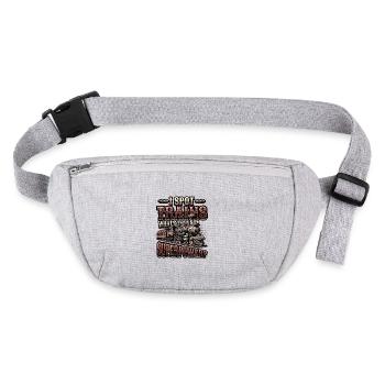 Trainspotting Train Lovers Trains - Stanley/Stella recycled Hip Bag  - heather grey - Front