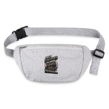 Trainspotting Train Lovers Trains - Stanley/Stella recycled Hip Bag  - heather grey - Front