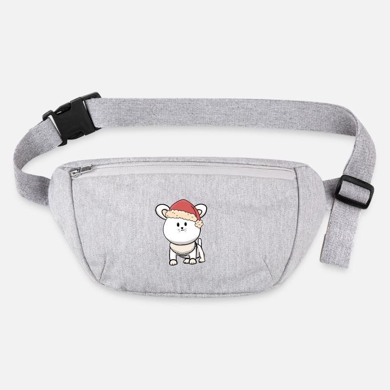 Noël chat chaton père noël miaou Sac banane recyclé Stanley/Stella