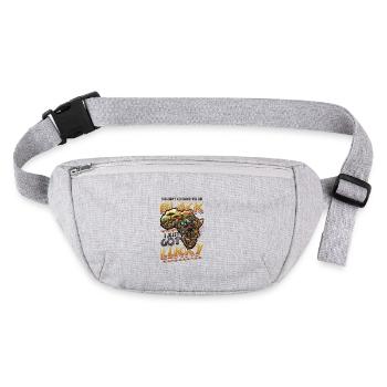 African American Black History - Stanley/Stella recycled Hip Bag  - heather grey - Front