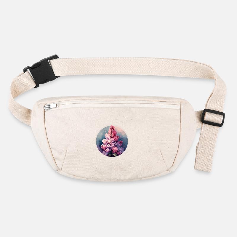 Lilac drawn Stanley/Stella recycled Hip Bag 
