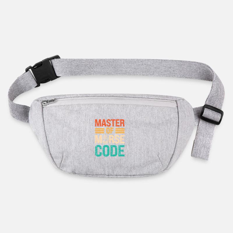 Master Of Morse Code Spruch - Programmsprecher Stanley/Stella recycelte Gürteltasche