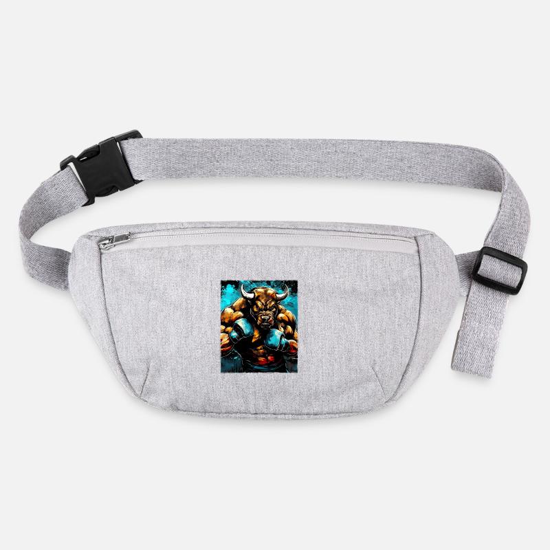 Stier Bulle Boxer Kämpfer Stanley/Stella recycelte Gürteltasche