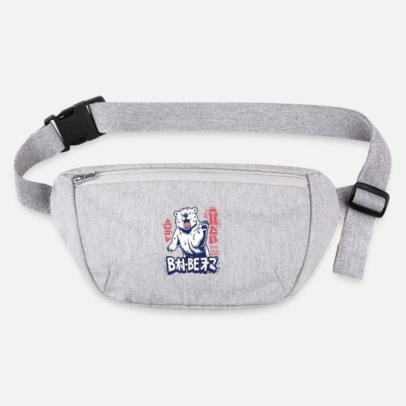 The bipolar polar bear says bye Stanley/Stella recycled Hip Bag 