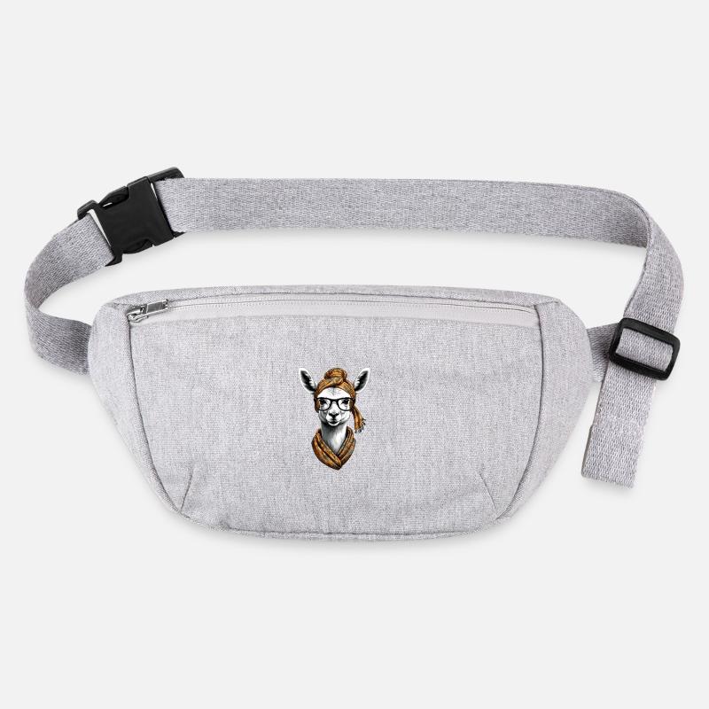 Conception drôle d’alpaga Lama pour les mamans Sac banane recyclé Stanley/Stella