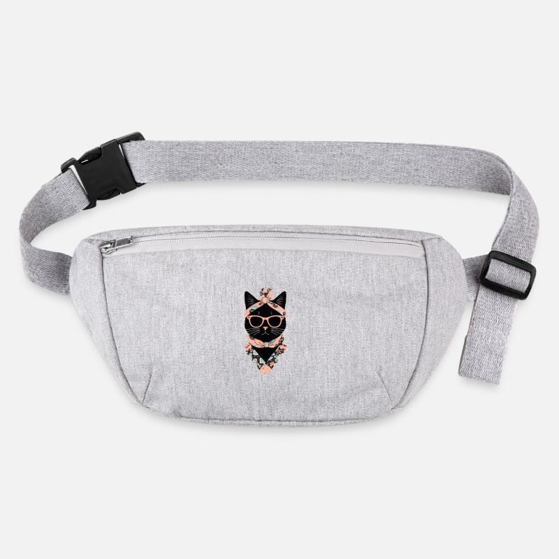 Mignon Chat Maman Cat Amant Maman Style Sac banane recyclé Stanley/Stella