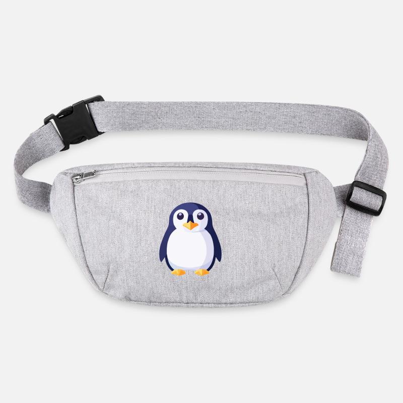 Pinguine schwarz weis Stanley/Stella recycelte Gürteltasche