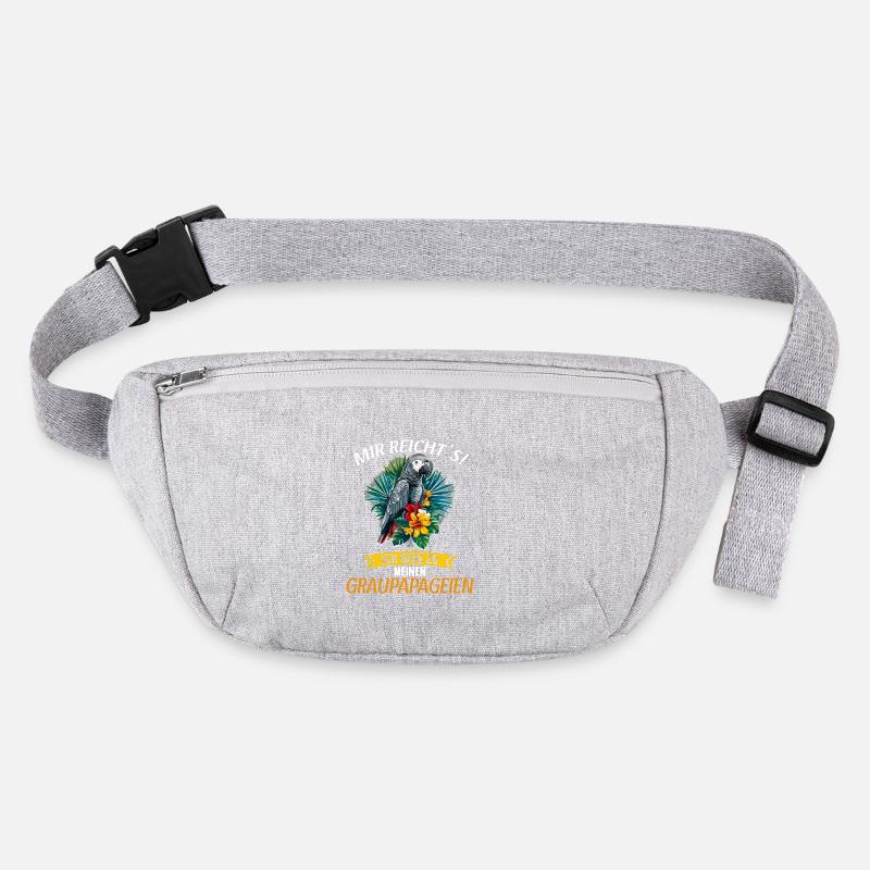 Graupapageien Graupapagei Stanley/Stella recycelte Gürteltasche