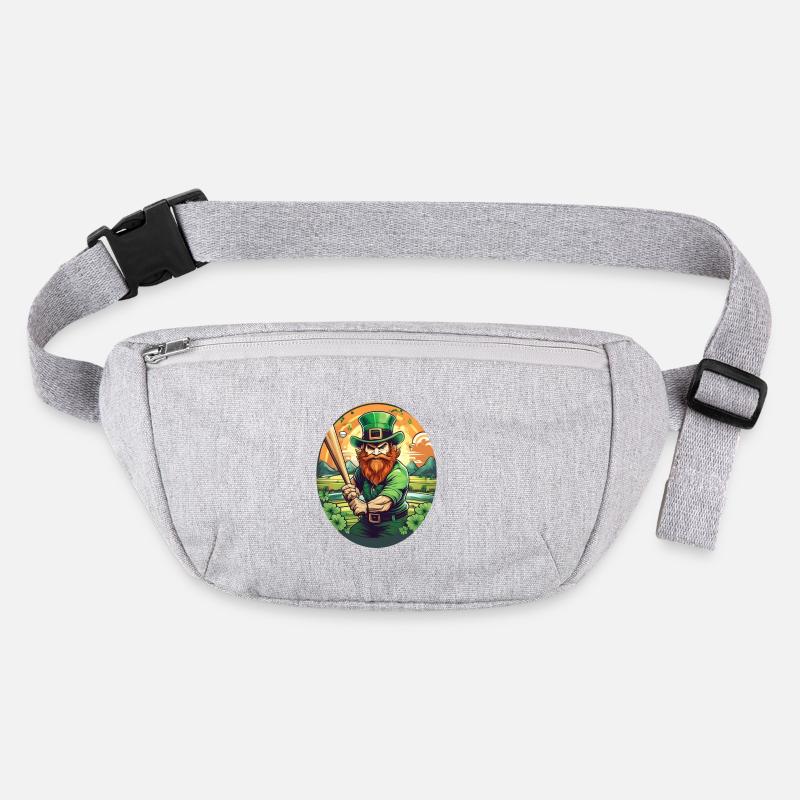 St. Patrick's Day Kleeblatt Baseball Stanley/Stella recycelte Gürteltasche