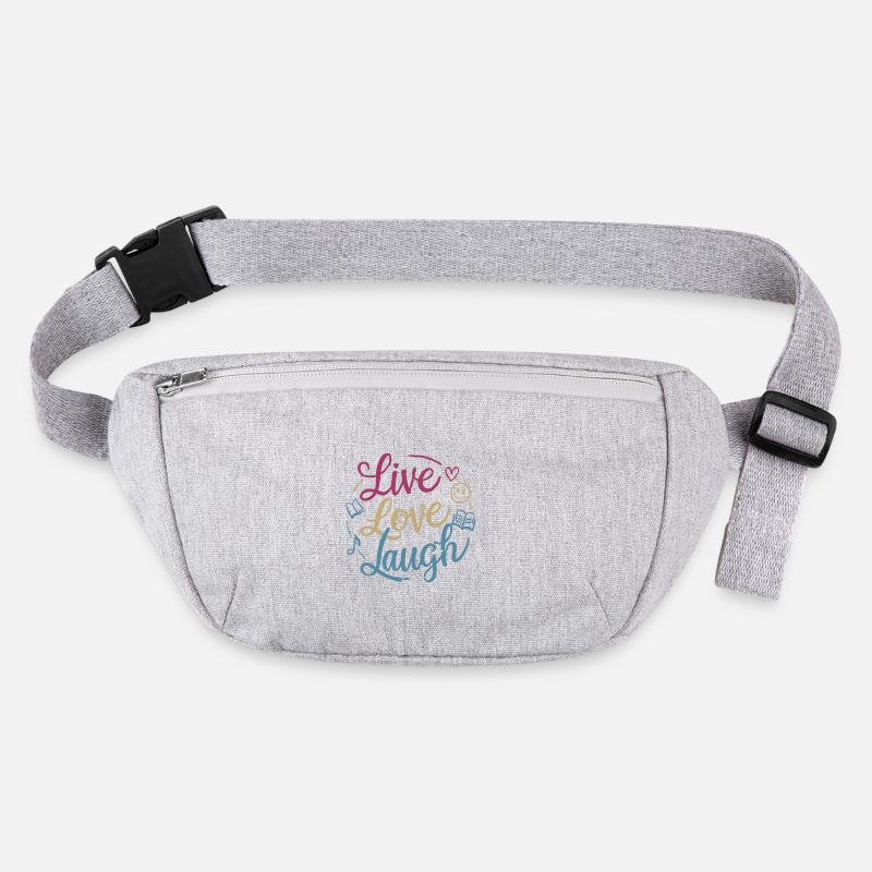 LEBE LIEBE LACHEN Stanley/Stella recycelte Gürteltasche