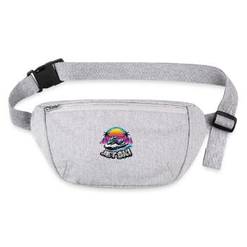 Jet Ski Aventure Été Rétro - Sac banane recyclé Stanley/Stella - gris chiné - Devant