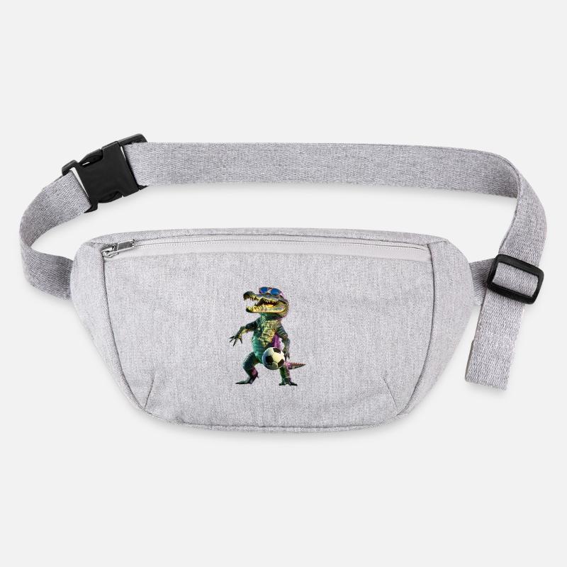 Krokodil Stanley/Stella recycelte Gürteltasche