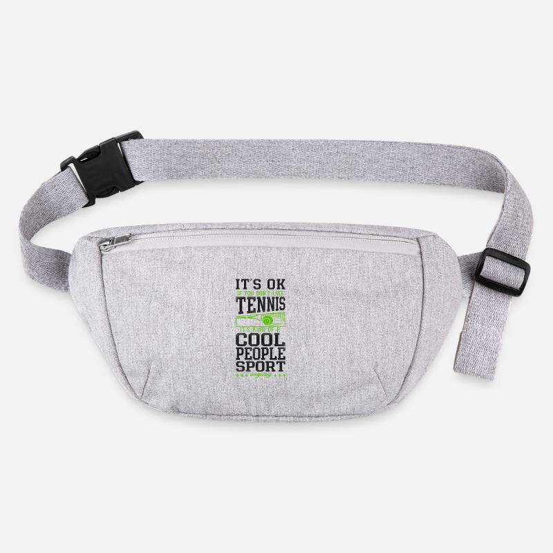 Funny Tennis Player Racket It's Ok Stanley/Stella recycelte Gürteltasche