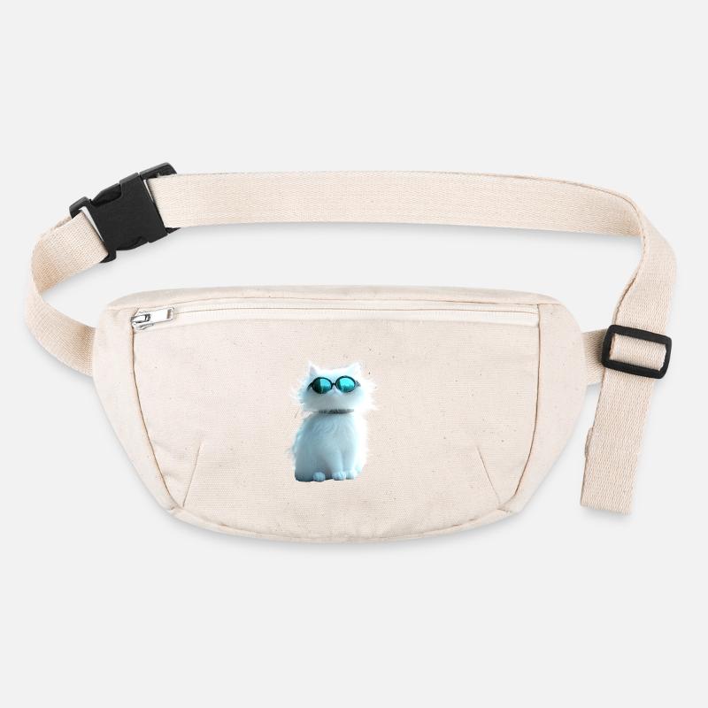 Chat Angora Blanc Chat Angora Chats Angora Mignons Sac banane recyclé Stanley/Stella