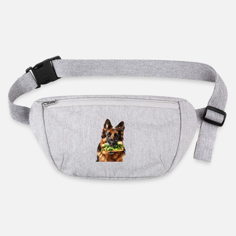 German Shepherd Stanley/Stella recycled Hip Bag 