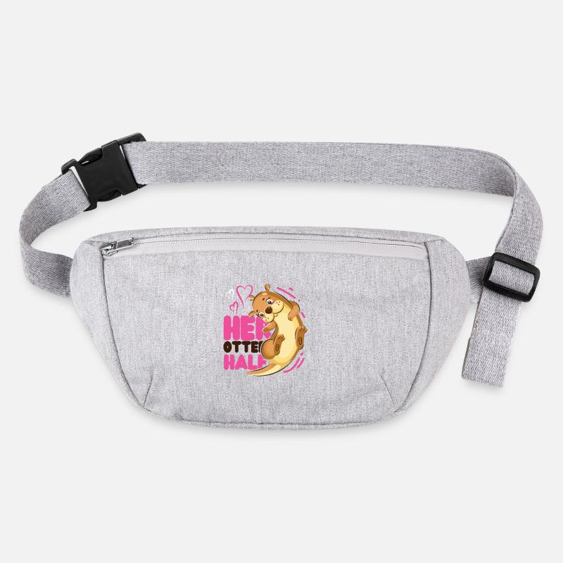 Otter Couple Pun Valentines Day Stanley/Stella recycled Hip Bag 