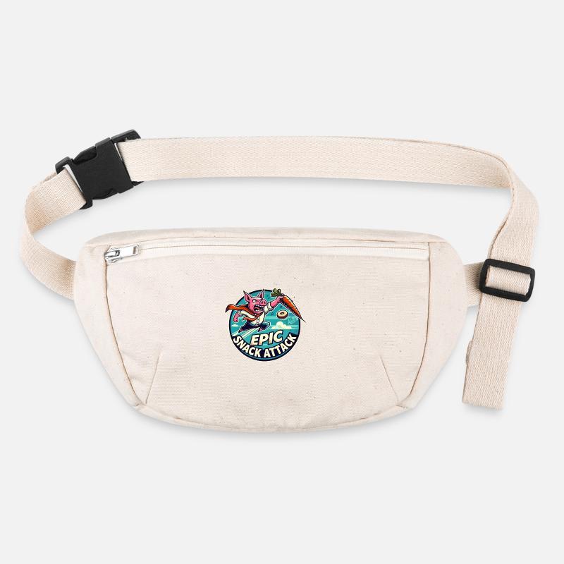 Epic Snack Attack: Carrot Pig Stanley/Stella recycled Hip Bag 