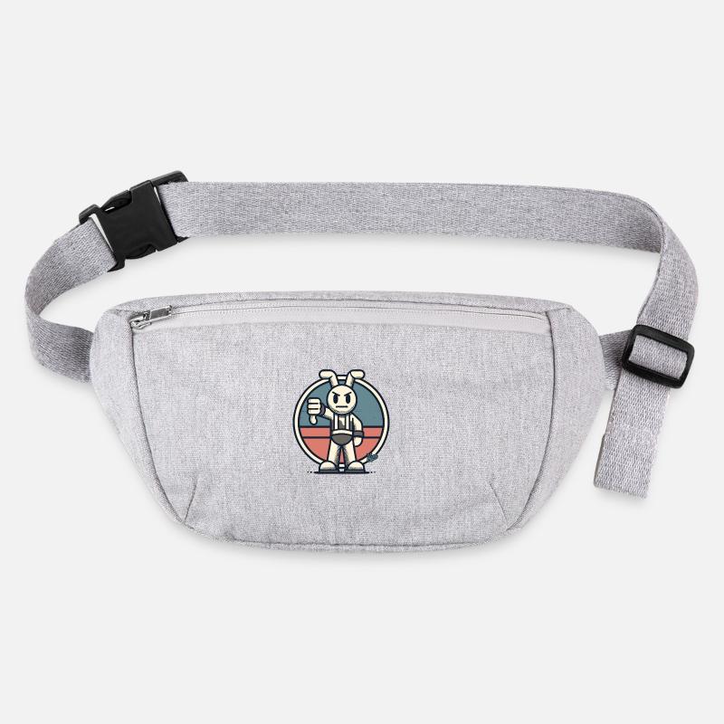 Critical hare, thumbs down Stanley/Stella recycled Hip Bag 