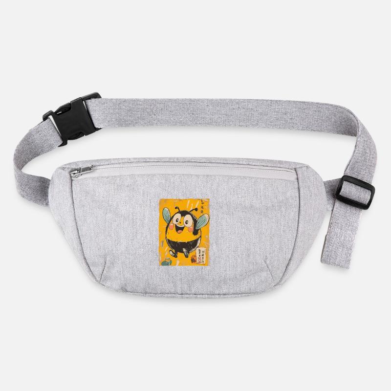Cheerful chubby Japanese bee Stanley/Stella recycled Hip Bag 