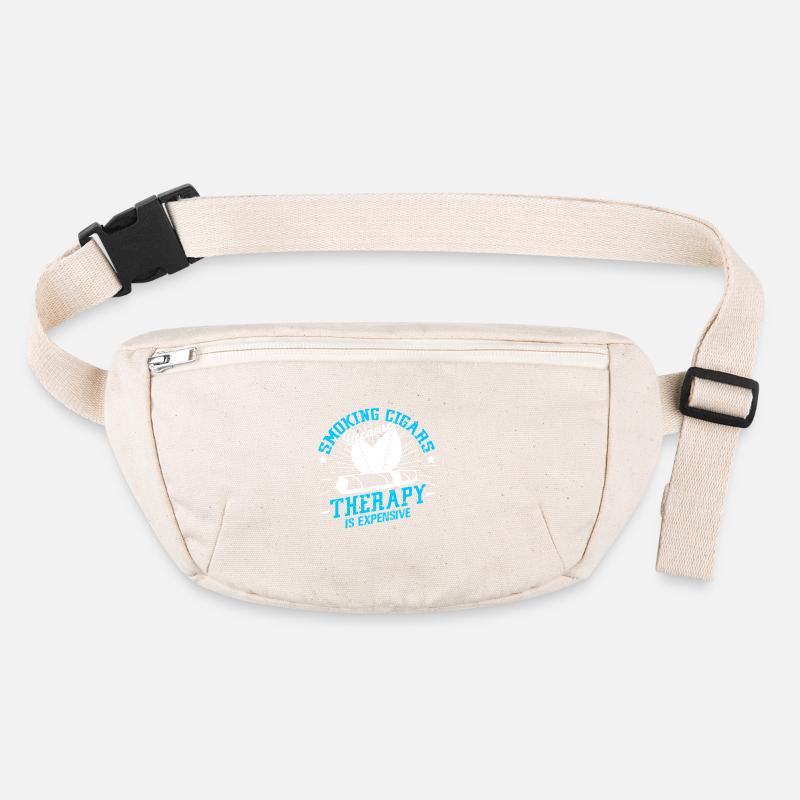 Cigar Smoking Because Therapy Is Expensive Stanley/Stella recycled Hip Bag 
