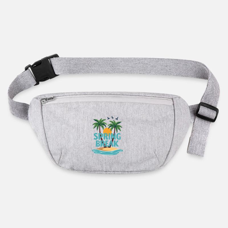 Spring Break Palm Trees Beach Stanley/Stella recycled Hip Bag 