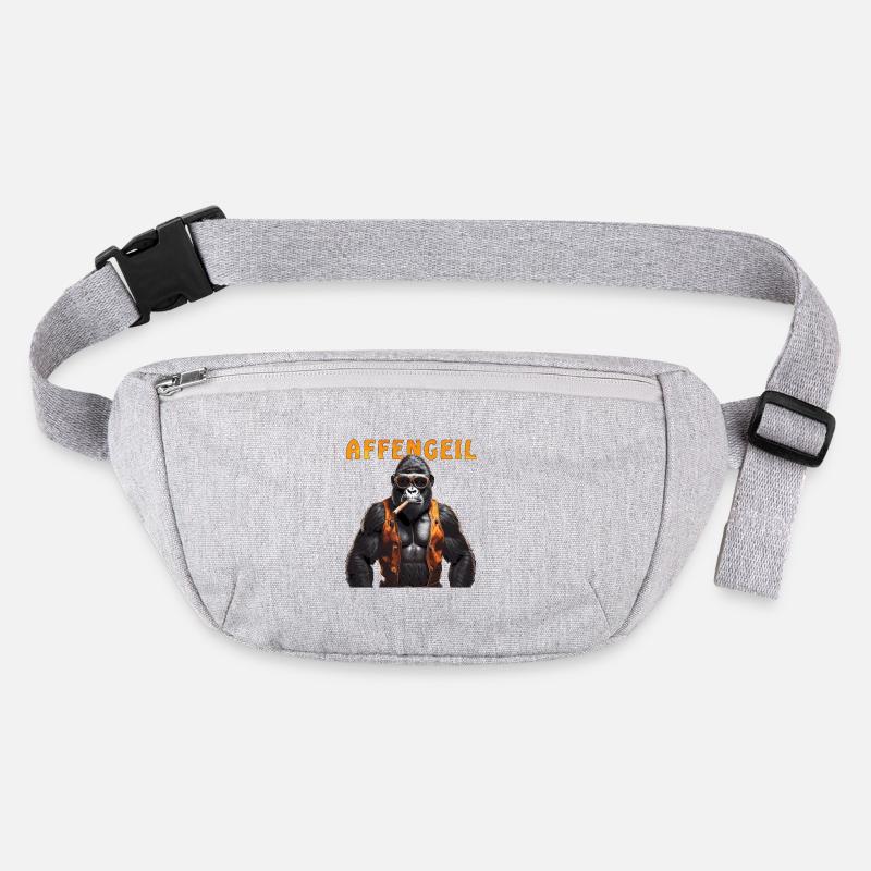 AFFE GORILLA AFFENGEIL Stanley/Stella recycelte Gürteltasche