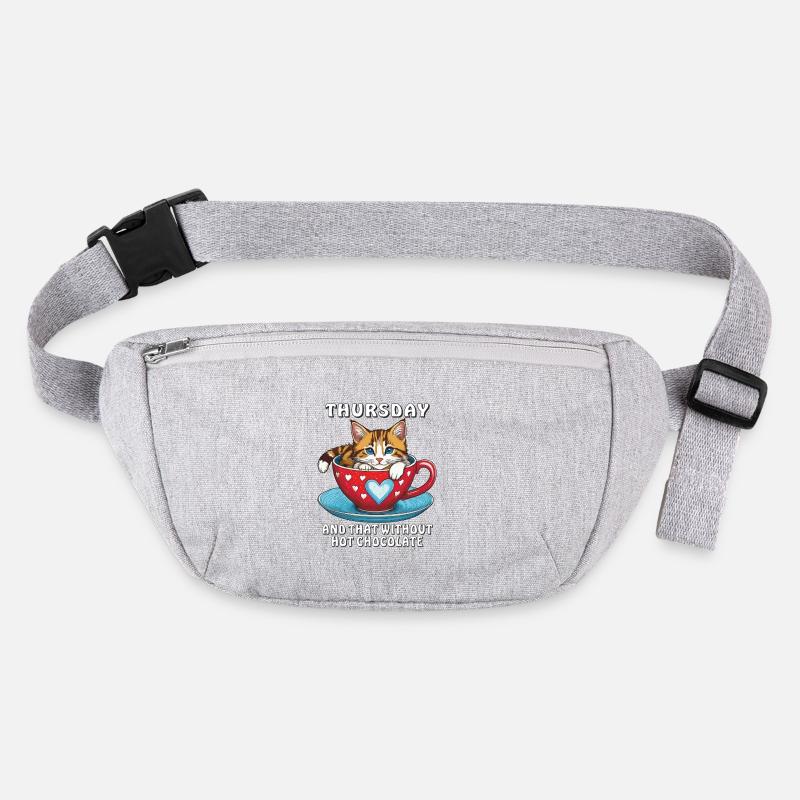 CAT MUG THURSDAY AND THAT WITHOUT HOT Stanley/Stella recycled Hip Bag 
