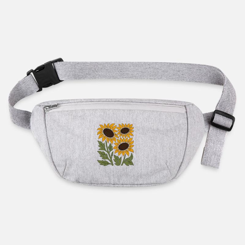 Boho Sonnenblumen Stanley/Stella recycelte Gürteltasche