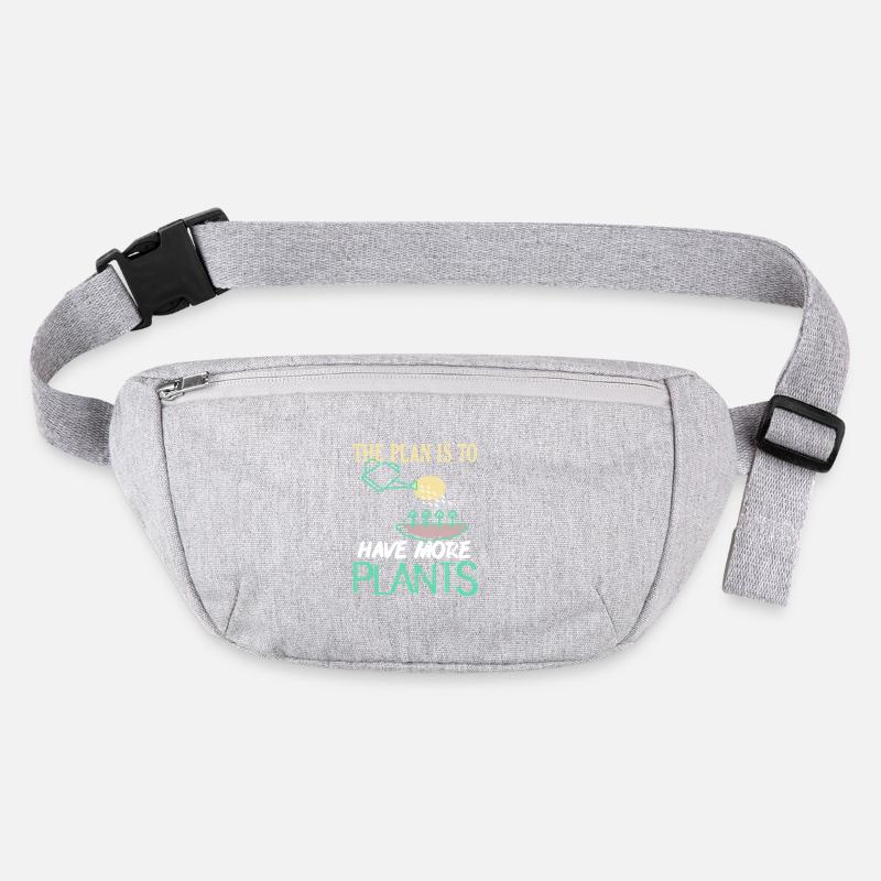 The Plan Is to Have More Plants Quote Stanley/Stella recycelte Gürteltasche