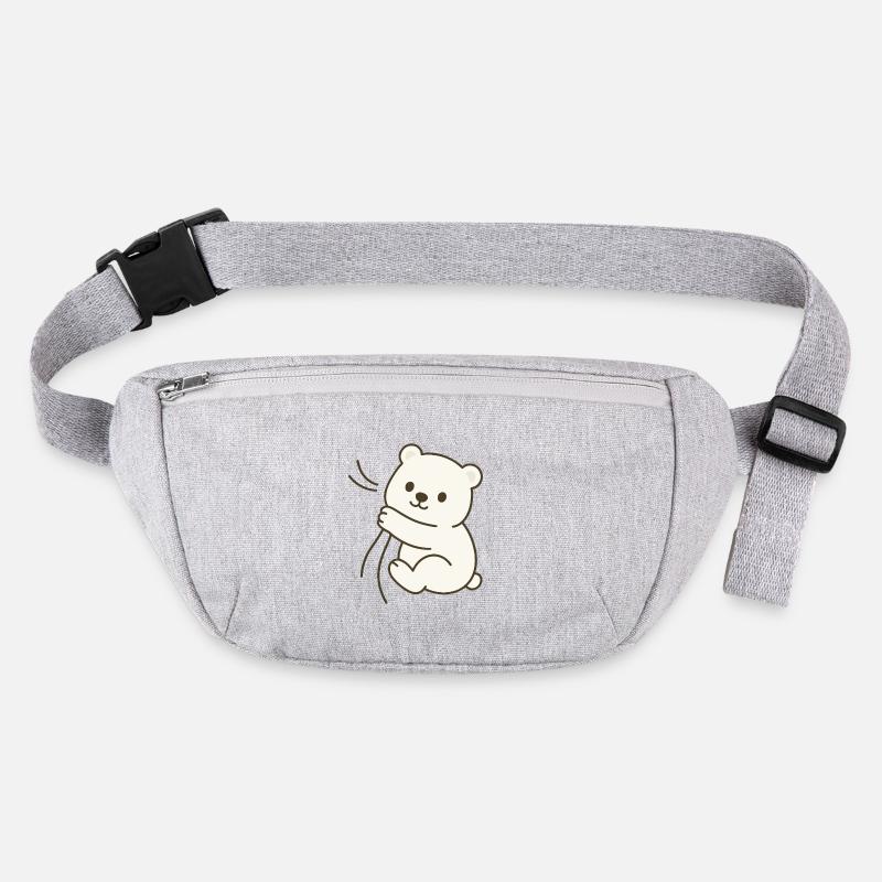 Cuddly polar bear baby Stanley/Stella recycled Hip Bag 