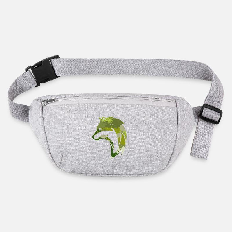 Wilder Wolf Tarnmuster Stanley/Stella recycelte Gürteltasche