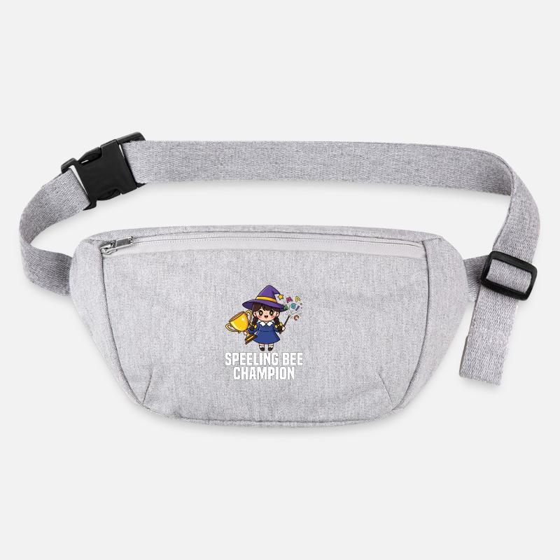 SPEELING BEE CHAMPION - WITCH HALLOWEEN Stanley/Stella recycled Hip Bag 