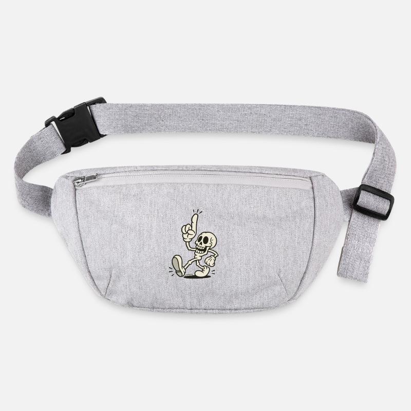Raised skeleton index finger Stanley/Stella recycled Hip Bag 