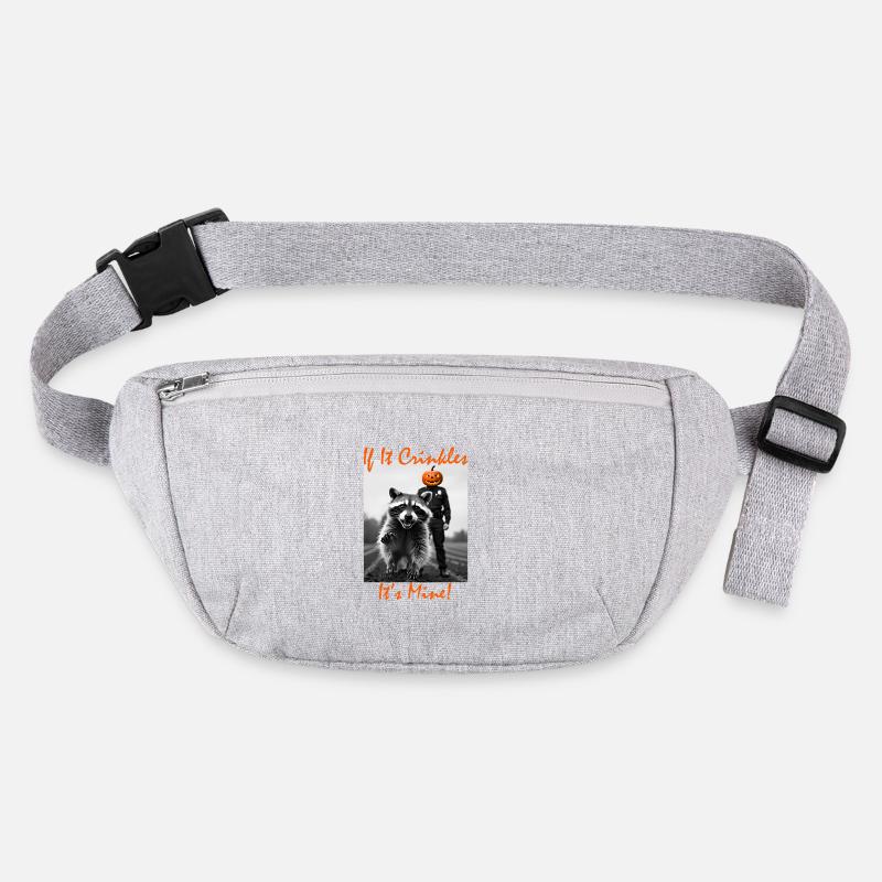 Halloween Waschbär Stanley/Stella recycelte Gürteltasche