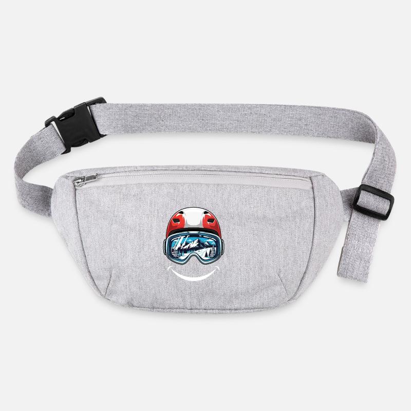 Casque de ski Rouge Blanc Autriche Sac banane recyclé Stanley/Stella
