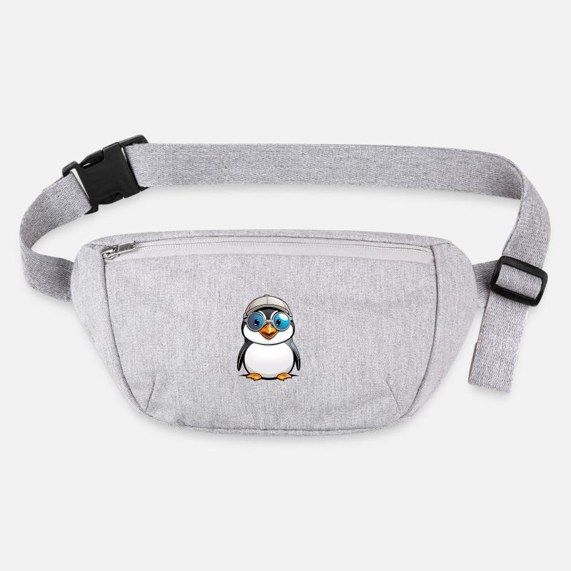 Pingouin avec casque et lunettes Sac banane recyclé Stanley/Stella