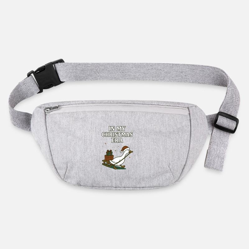 Oie de Noël drôle dans mon époque de Noël Sac banane recyclé Stanley/Stella