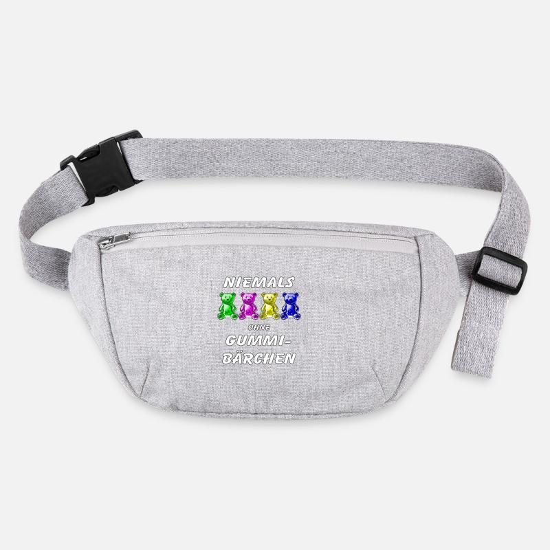 NEVER WITHOUT GUMMY BEARS Stanley/Stella recycled Hip Bag 