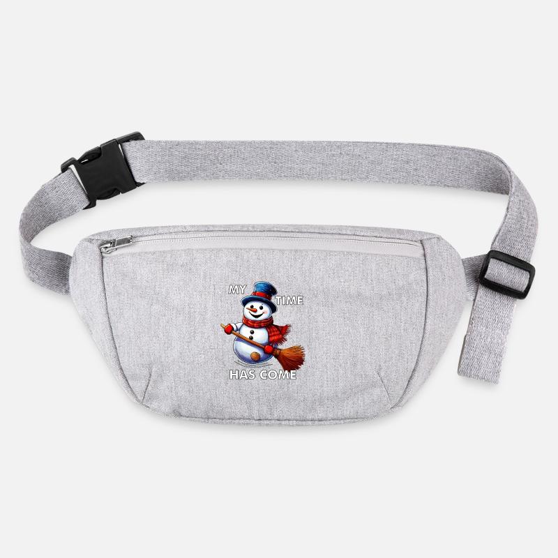 SNOWMAN MY TIME HAS COME Stanley/Stella recycled Hip Bag 