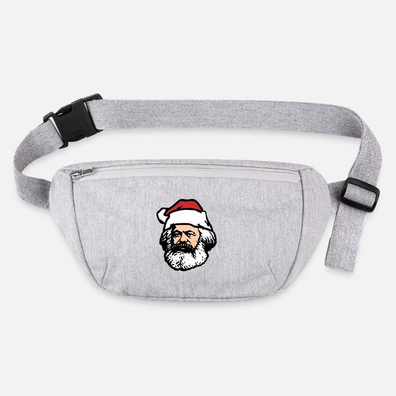 Karl Marx Père Noël | Silhouette – classique Sac banane recyclé Stanley/Stella