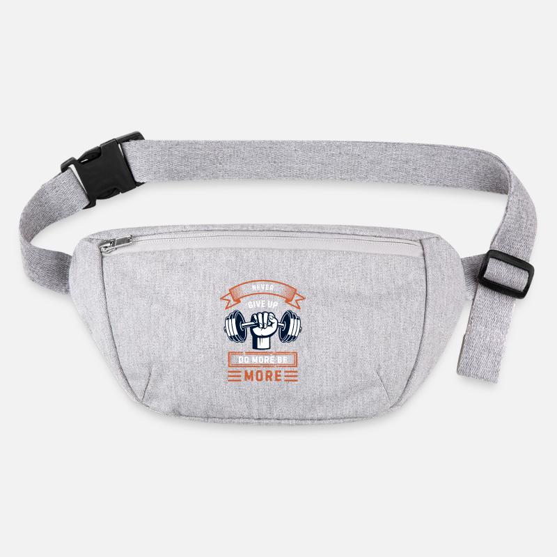 Never give up – be more powerful Stanley/Stella recycled Hip Bag 