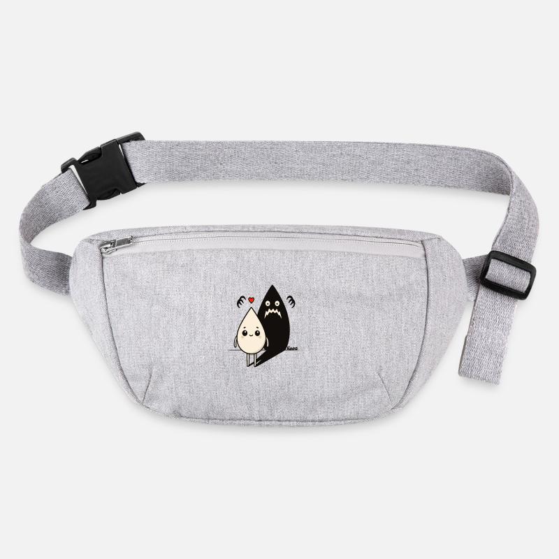 Tiny Heart und Dark Shadow Duo Stanley/Stella recycelte Gürteltasche