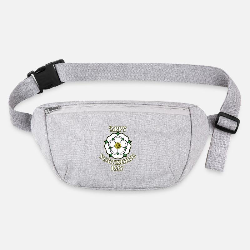 Frohen Yorkshire-Tag, White Rose County Stanley/Stella recycelte Gürteltasche