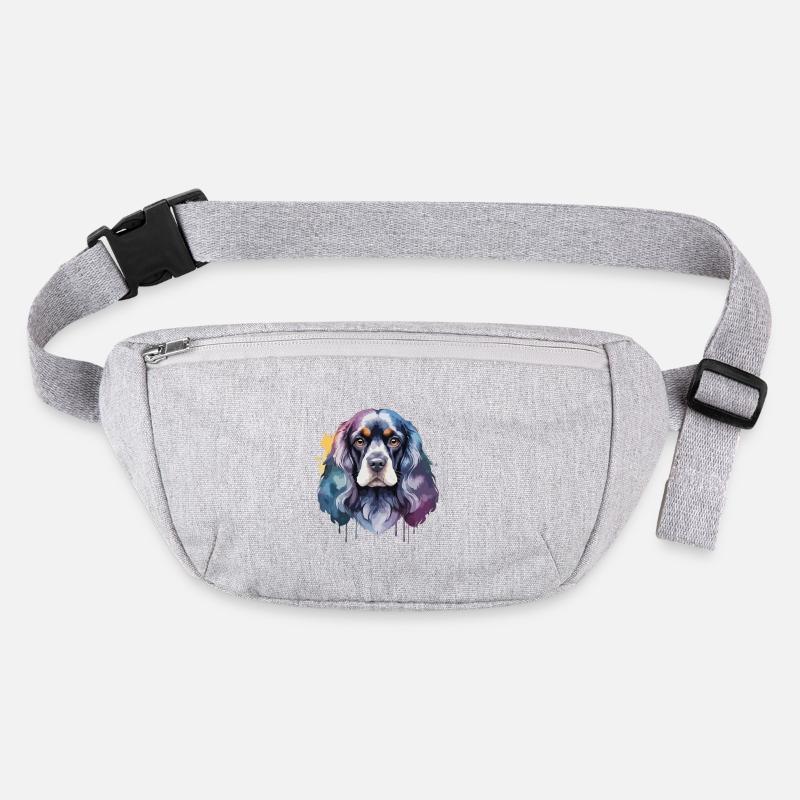 Cocker Spaniel Chien Cool Coloré Mignon Sac banane recyclé Stanley/Stella