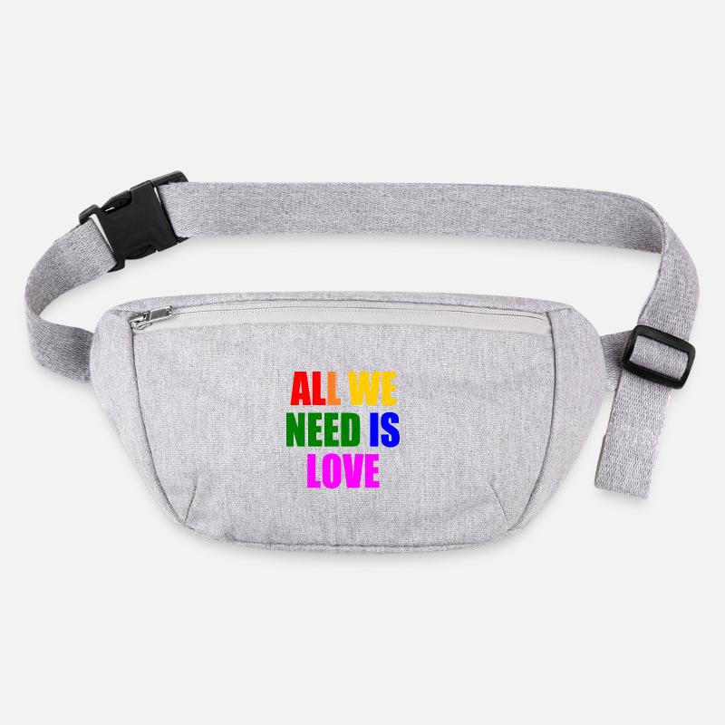 all we need is love Stanley/Stella recycelte Gürteltasche